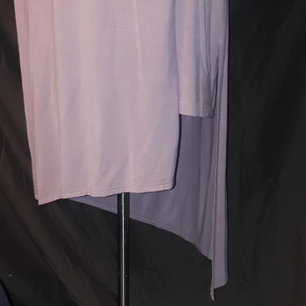 ** Connected Apparel Layer Swing Dress Asymmetrical Sleeveless Layered Slip Midi - Picture 4 of 8